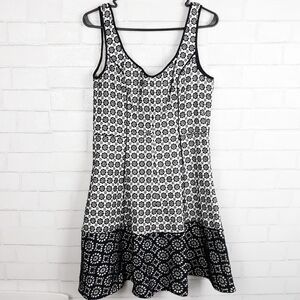 Betsey Johnson Eyelet Fit Flare Dress